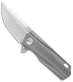 Stedemon Shy Mini Integral Frame Lock Knife Blasted Titanium (2.25" Satin) 