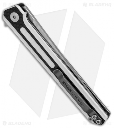 Stedemon Vouking C0603 Liner Lock Knife White G-10/Carbon Fiber (3.75" Satin)