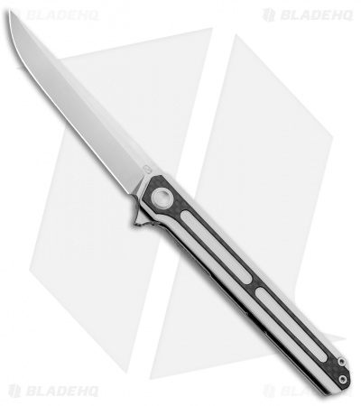 Stedemon Vouking C0603 Liner Lock Knife White G-10/Carbon Fiber (3.75" Satin)