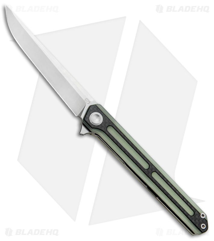 Stedemon Vouking C0605 Liner Lock Knife Jade G-10/Carbon Fiber (3.75" Satin)