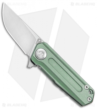Stedemon Vouking T03GRN Frame Lock Knife Green Titanium (1.8" Satin) 