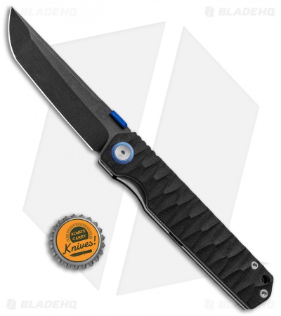 Stedemon ZKC-C03 Shy IV 2017 Tanto Liner Lock Knife Black G-10 (3.8" Black SW)