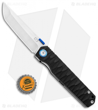 Stedemon ZKC-C03 Shy IV 2017 Tanto Liner Lock Knife Black G-10 (3.8" Satin)