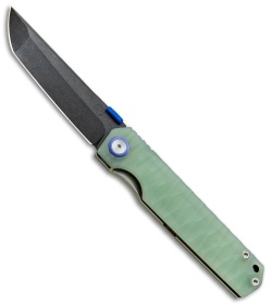 Stedemon ZKC-C03 Shy IV 2017 Tanto Liner Lock Knife Jade G-10 (3.8" Black SW)