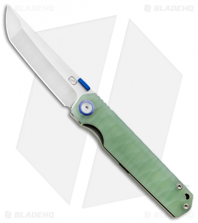 Stedemon ZKC-C03 Shy IV 2017 Tanto Liner Lock Knife Jade G-10 (3.8" Satin)