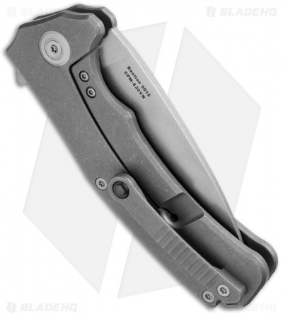 Stedemon Knife Co. Bastion Titanium Frame Lock Flipper (3.75" Stonewash)
