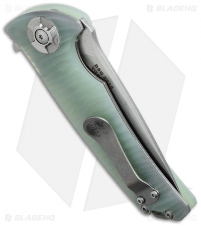 Stedemon Knife Co. DSG Liner Lock Knife Jade G-10 (3.625" Stonewash)
