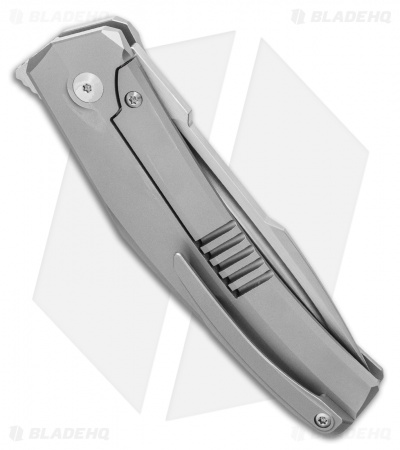Steel Addiction Bharucha Krypton #1 Frame Lock Knife Ti/Mokuti (3.6" Satin)