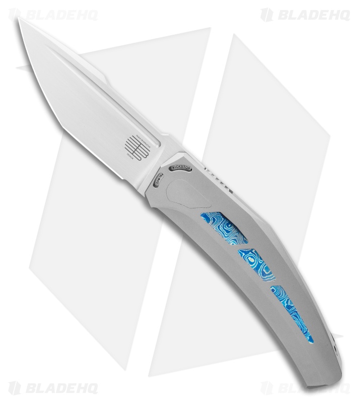 Steel Addiction Bharucha Krypton #1 Frame Lock Knife Ti/Mokuti (3.6" Satin)
