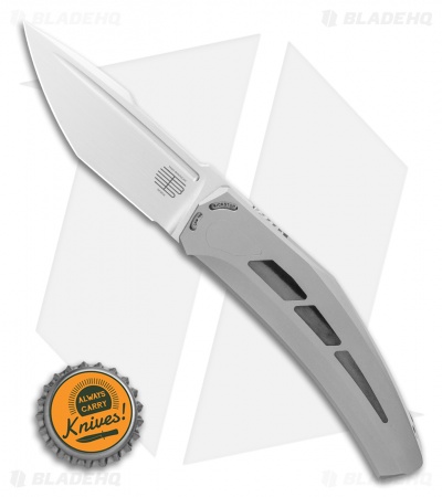 Steel Addiction Bharucha Krypton #1 Frame Lock Knife Ti/Zirconium (3.6" Satin)