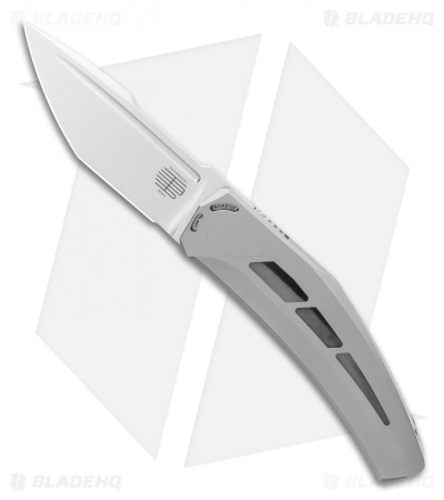 Steel Addiction Bharucha Krypton #1 Frame Lock Knife Ti/Zirconium (3.6" Satin)