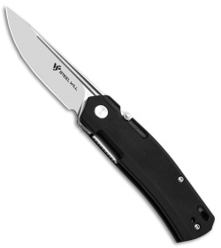 Steel Will Fjord Liner Lock Knife Black G-10 (3.5" Satin) F7101