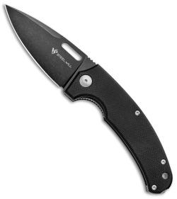 Steel Will Rumici Piercer Liner Lock Knife Black G-10 (3.25" Black SW) F40-09 