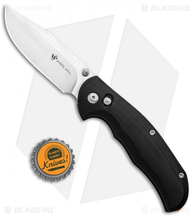 Steel Will Tasso Ant-Lock Knife Black G-10 (3.5" Satin) F12-01