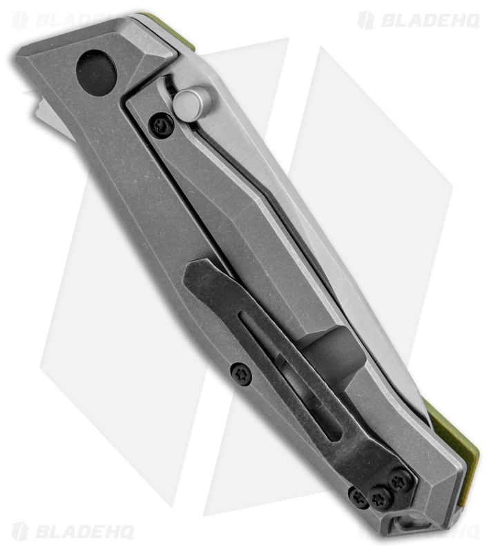 Steel Will Apostate 1152 Frame Lock Knife OD Green G-10/Ti (3.75" Satin) 