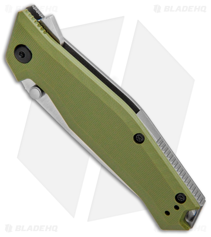 Steel Will Apostate 1152 Frame Lock Knife OD Green G-10/Ti (3.75" Satin) 
