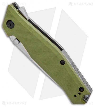 Steel Will Apostate 1152 Frame Lock Knife OD Green G-10/Ti (3.75" Satin) 