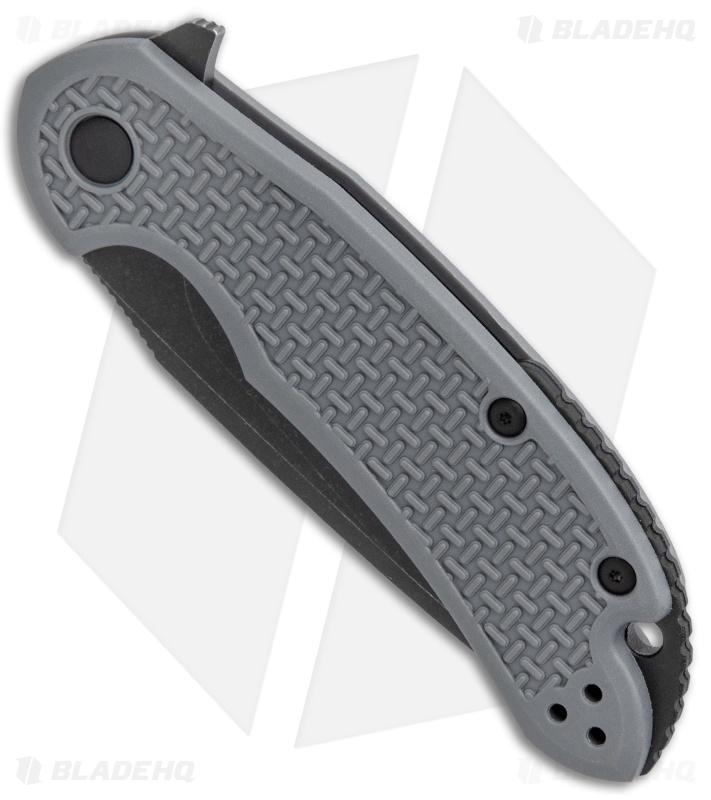 Steel Will Knives Cutjack Flipper Knife Gray FRN (3.5" Black) C22-1GB 