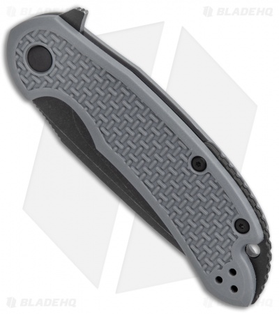 Steel Will Knives Cutjack Flipper Knife Gray FRN (3.5" Black) C22-1GB 