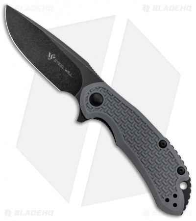 Steel Will Knives Cutjack Mini Flipper Knife Gray FRN (3" Black)  C22M-1GB