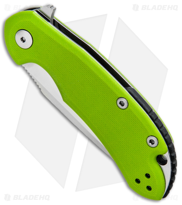 Steel Will Knives Cutjack Mini Flipper Knife Green G-10 (3" Satin) C22M-2GR