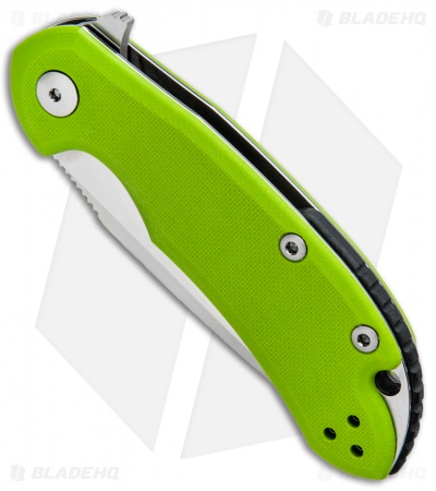 Steel Will Knives Cutjack Mini Flipper Knife Green G-10 (3" Satin) C22M-2GR