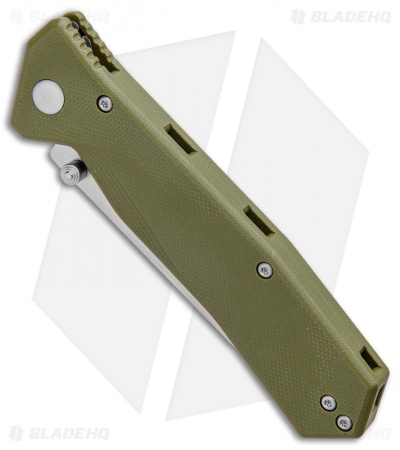 Steel Will Daitengu Liner Lock Knife OD Green G-10 (3.25" Satin) F11-02