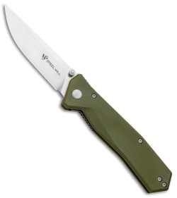 Steel Will Daitengu Liner Lock Knife OD Green G-10 (3.25" Satin) F11-02