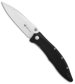 Steel Will Gienah Liner Lock Knife Black G-10 (3.9" Satin)  F53-01