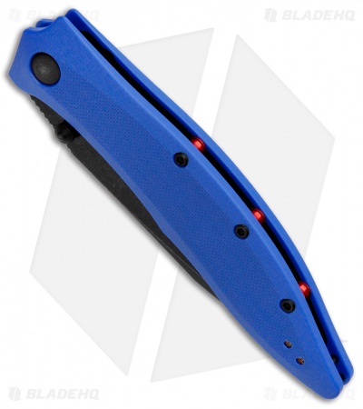 Steel Will Gienah Liner Lock Knife Blue G-10 (3.9" Black Stonewash)  F53-23