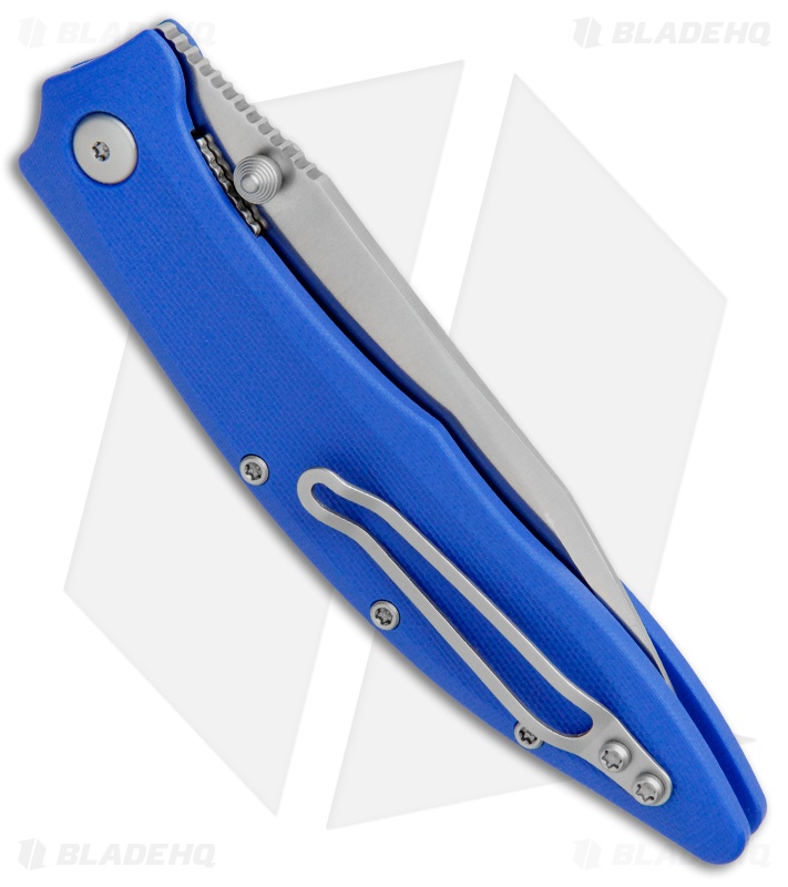 Steel Will Gienah Liner Lock Knife Blue G-10 (3.9" Satin)  F53-13