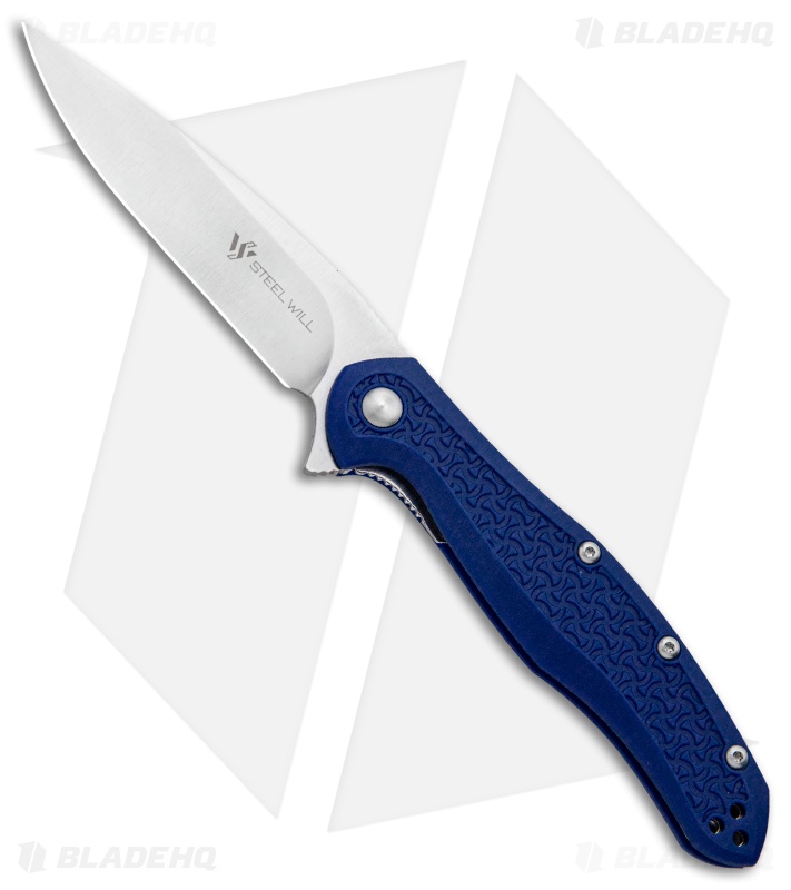 Steel Will Mini Intrigue Liner Lock Knife Blue FRN (3.25" Satin) F45M-17