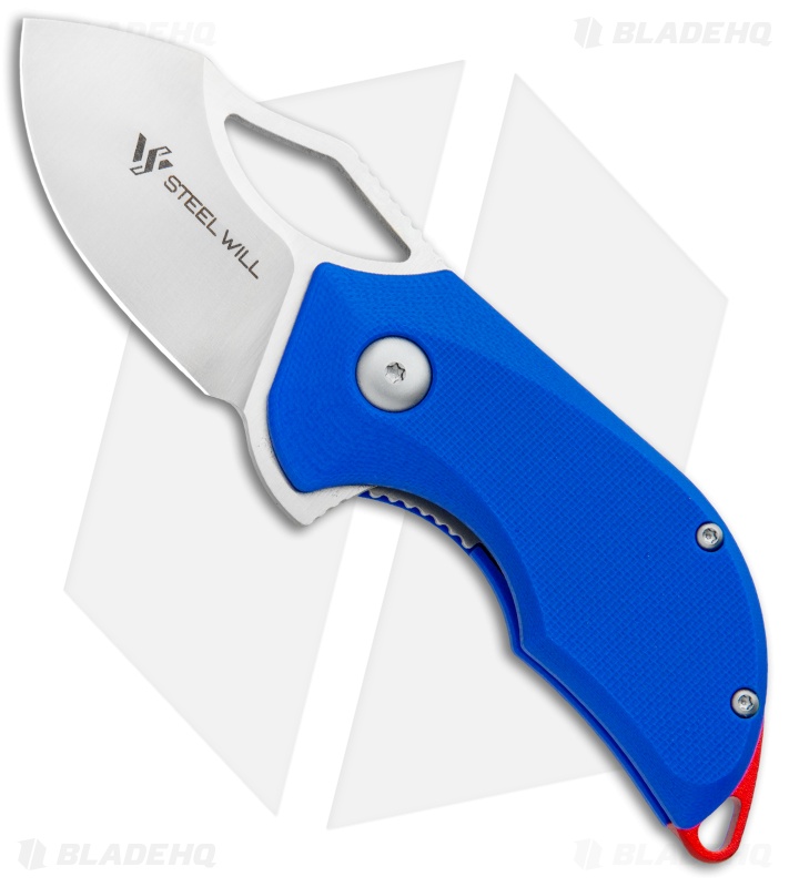 Steel Will Kobold Liner Lock Knife Blue G-10 (1.75" Satin) F66-14