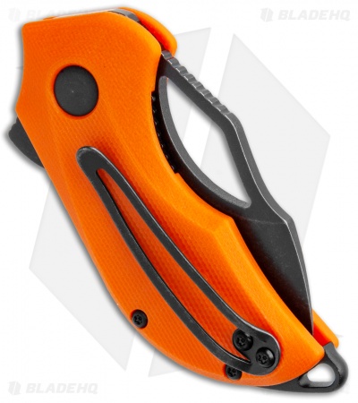 Steel Will Kobold Liner Lock Knife Orange G-10 (1.75" Black Stonewash) F66-22