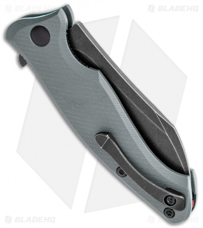 Steel Will Nutcracker Liner Lock Knife Gray G-10 (3.2" Black Stonewash) F24-20