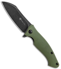 Steel Will Nutcracker Liner Lock Knife OD Green G-10 (3.5" Black SW) F24-33