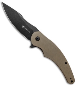 Steel Will Arcturus Liner Lock Knife Tan G-10 (3.75" Black) F55-06