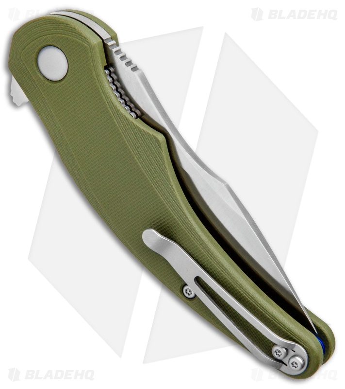 Steel Will Mini Arcturus Liner Lock Knife OD Green G-10 (3.25" Satin) F55M-02