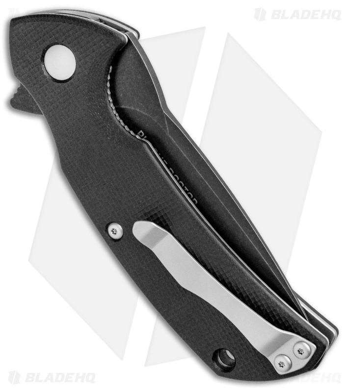 Steel Will Plague Doctor Liner Lock Knife Black G-10 (3.4" Black SW) F16M-09