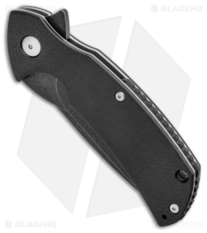 Steel Will Plague Doctor Liner Lock Knife Black G-10 (3.4" Black SW) F16M-09