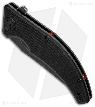 Steel Will Sargas Liner Lock Knife Black G-10 (3.25" Black Stonewash) F60-08
