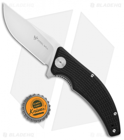 Steel Will Sargas Liner Lock Knife Black G-10 (3.25" Satin) F60-10