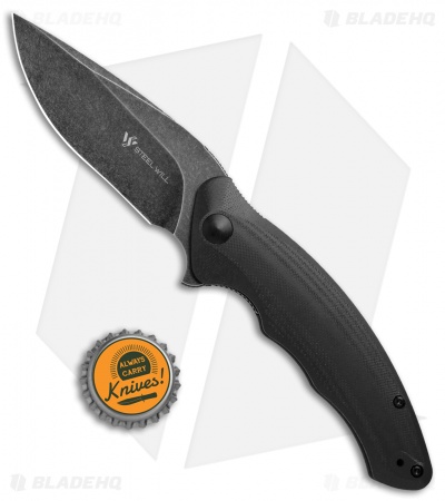 Steel Will Avior Liner Lock Knife Black G10 (3.2" Black SW) F62-08
