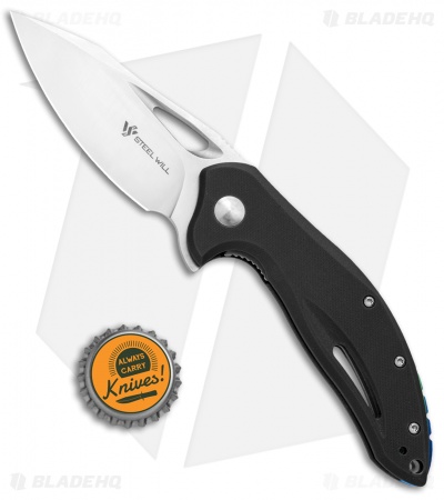 Steel Will Screamer Liner Lock Knife Black G10 (3.2" Satin) F73-10