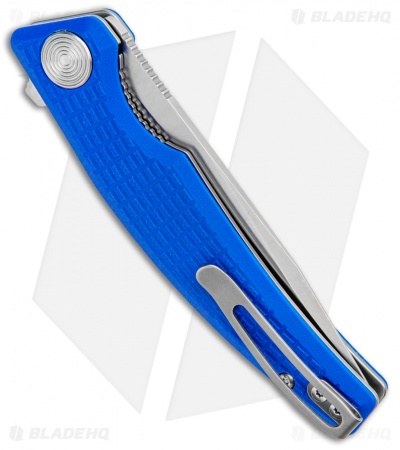 Steel Will Shaula Liner Lock Knife Blue G-10 (3.3" Satin) F61-11