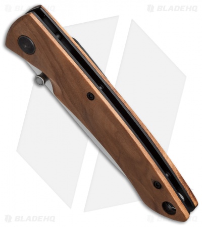 Stone River Ceramic Liner Lock Knife Olive Wood (2.75" White) SRG2WMO