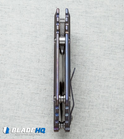 Mick Strider Custom MSC Stub XL Tanto Knife Ano Titanium (3.25" Nightmare)