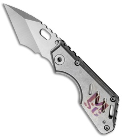 Mick Strider Custom MSC Stub XL Tanto Knife Custom Anodized Ti (3.25" Satin/SW)