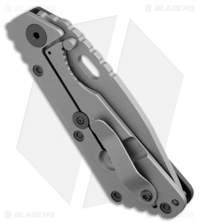 Strider SMF Tanto 3/4 Grind Knife Black G-10 (3.9" Gray Cerakote)