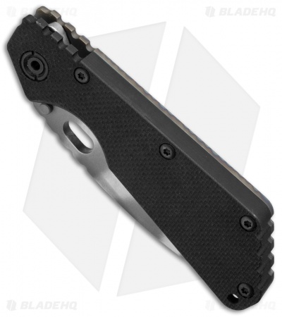Strider SMF Frame Lock Knife Black G-10/Flame Ti (3.9" Tiger Stripe)
